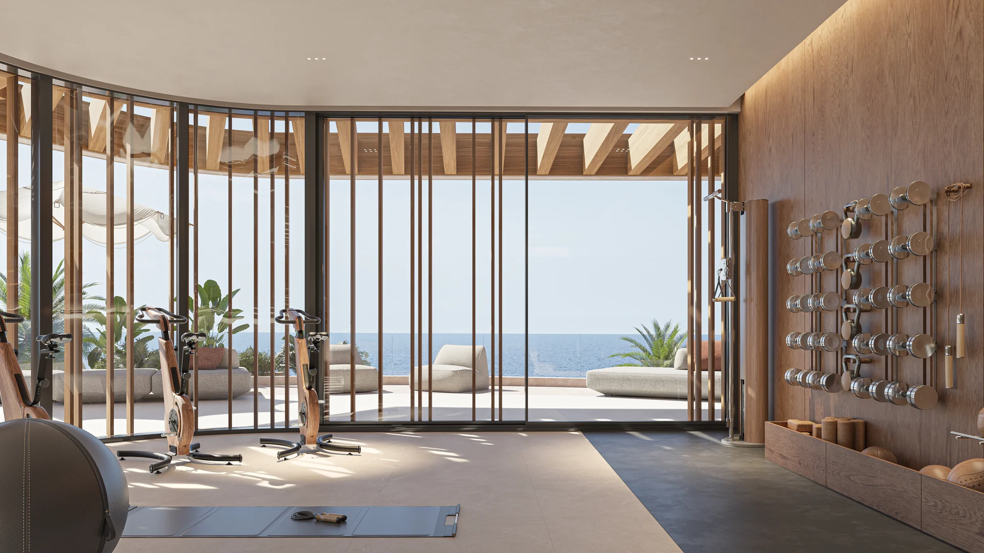 Salle de sport à l'équipement de pointe, cardio et musculation haute performance.